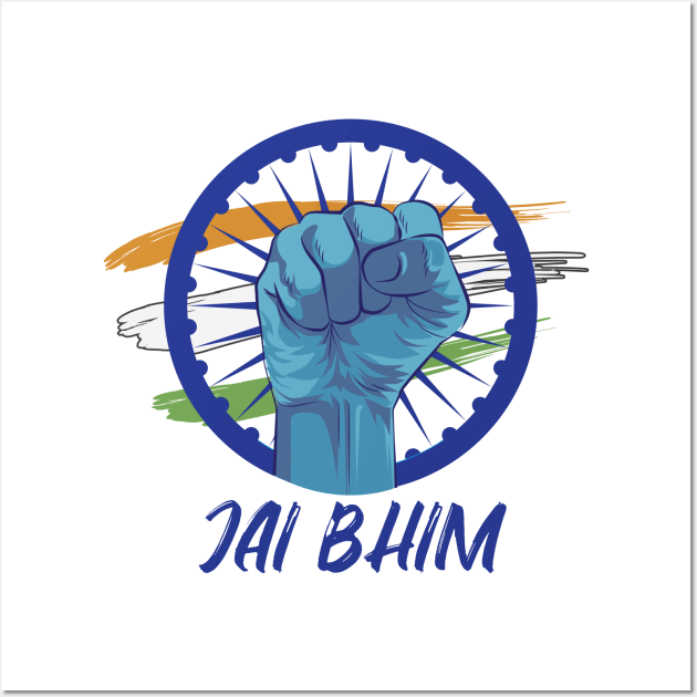 Ambedkar Jayanthi Jai Bhim / Bheem India Indian Design Wall Art by alltheprints